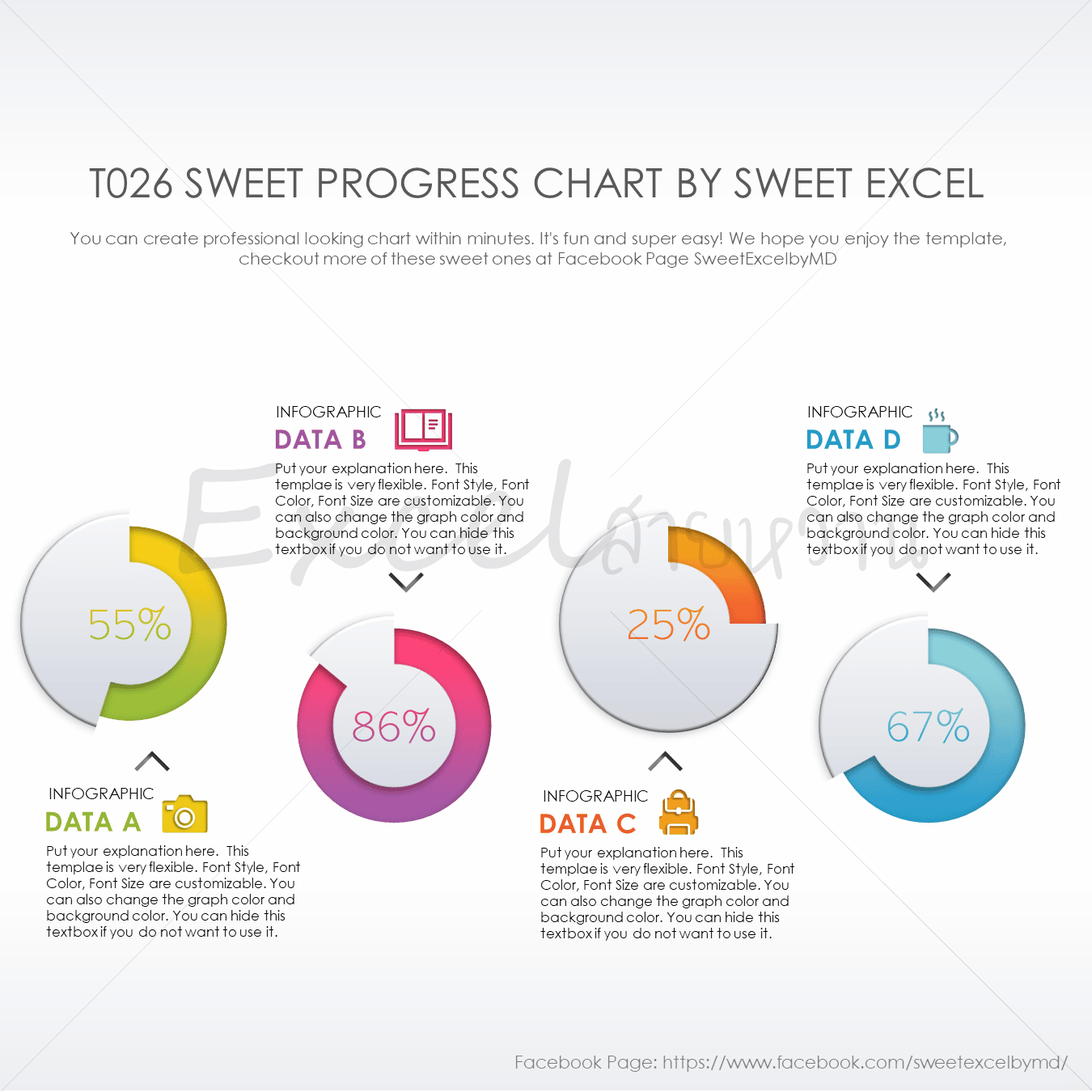 pie chart template excel